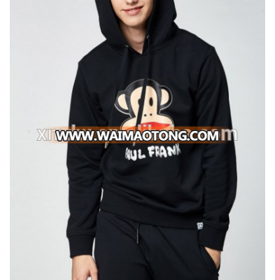 Custom Hoodie Pullover Men Plain Black Sweatshirts