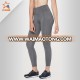 fitness clothing distributors women's athletic walking grey gym tights leggings