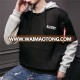 Custom Design Men Hoodies Black Hooded Sweatshirts