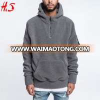 Cheap Custom Warm Street Style Zip Pullover Hoodie For Men